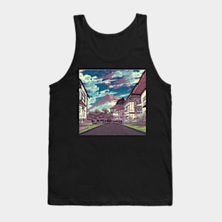 Anime Style Landscape Tank Top